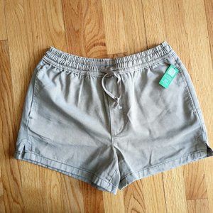 Nwt Gap Generation Good Cotton Lyocell Tencel Pull-On Casual Shorts Graystone